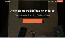 Tablet Screenshot of grupoendor.com